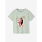 T - shirt manches courtes fille vaiana vert d'eau