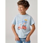 T - shirt manches courtes gar�on bleu ciel