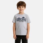 T - shirt manches courtes gar�on avec imprim� gris