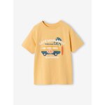 T - shirt manches courtes gar�on jaune