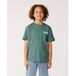 T - shirt � manches courtes gar�on surf shack muted green