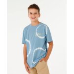 T - shirt � manches courtes pacific rinse fin enfant denim d�lav�