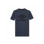 T - shirt manches courtes regular basic core logo bleu marine / noir