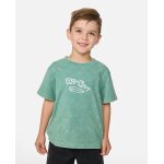 T - shirt � manches courtes ride the wave wash enfant aloe