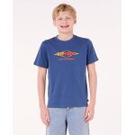 T - shirt � manches courtes surf revival logo enfant light navy