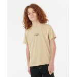 T - shirt � manches courtes tropic daze art enfant khaki sand