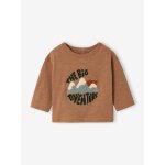 T - shirt manches longues b�b� gar�on caramel
