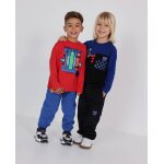T - shirt manches longues b�b� gar�on en jersey � motif dinosaure bleu