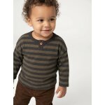 T - shirt manches longues b�b� gar�on kaki