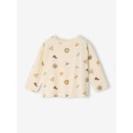T - shirt manches longues b�b� gar�on vanille