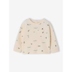 T - shirt manches longues b�b� gar�on vanille