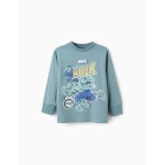 T - shirt À manches longues en coton hulk bleu clair T - shirt À manches longues en coton hulk bleu clair