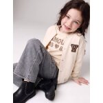 T - shirt manches longues fille �cru
