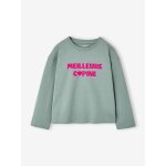 T - shirt manches longues fille vert