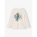 T - shirt manches longues gar�on �cru