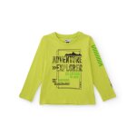 T - shirt À manches longues pour garçon avec imprimé adventure explorer vert T - shirt À manches longues pour garçon avec imprimé adventure explorer vert