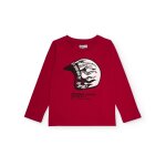 T - shirt À manches longues pour garçon avec imprimé casque rouge T - shirt À manches longues pour garçon avec imprimé casque rouge