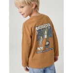 T - shirt manches longues gar�on ocre