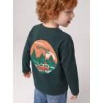T - shirt manches longues gar�on vert sapin