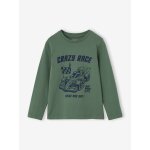 T - shirt manches longues gar�on vert sauge