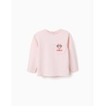 T - shirt � manches longues avec imprim� minnie rose clair