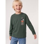 T - shirt manches longues mickey gar�on vert