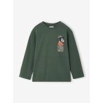 T - shirt manches longues mickey gar�on vert
