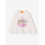 T - shirt manches longues pat patrouille fille �cru