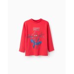 T - shirt  manches longues spider - man rouge