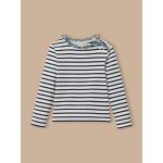 T - shirt marini�re fille tissu liberty rayure marine