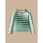 T - shirt marini�re fille tissu liberty rayure verte