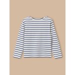 T - shirt marini�re gar�on rayure bico bleu