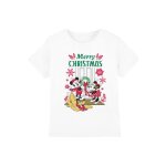 T - shirt mickey & minnie mouse coton disney blanc