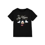 T - shirt mickey mouse coton disney spanish noir