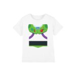 T - shirt motif buzz l'�clair style costume coton toy story blanc