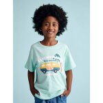 T - shirt motifs graphiques garçon manches courtes menthe T - shirt motifs graphiques garçon manches courtes menthe