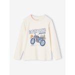 T - shirt motif ludique garçon écru T - shirt motif ludique garçon écru