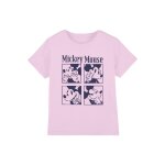 T - shirt motif mickey mouse pixelis� coton disney rose