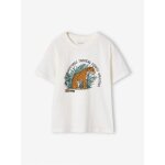 T - shirt motif nature garon cru