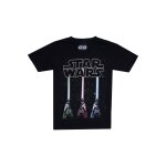 T - shirt motif sabre laser coton star wars noir T - shirt motif sabre laser coton star wars noir