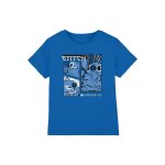 T - shirt motifs stitch et bande dessinée coton bleu roi T - shirt motifs stitch et bande dessinée coton bleu roi