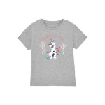 T - shirt olaf coton la reine des neiges never too cool gris chin�