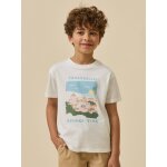 T - shirt ramatuelle gar�on - coton biologique ecru