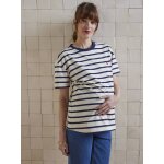 T - shirt ray de grossesse en coton biologique * ray marine