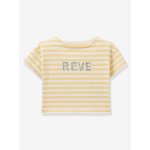 T - shirt ray� motif r�ve fille vert clair