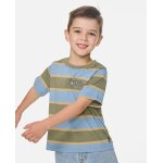 T - shirt ray� ride the wave gar�on faded denim