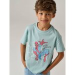 T - shirt spiderman bleu gris�