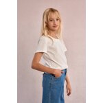 T - shirt � strass blanc