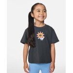 T - shirt surf magic art fille washed black