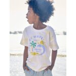 T - shirt tie & dye garon jaune